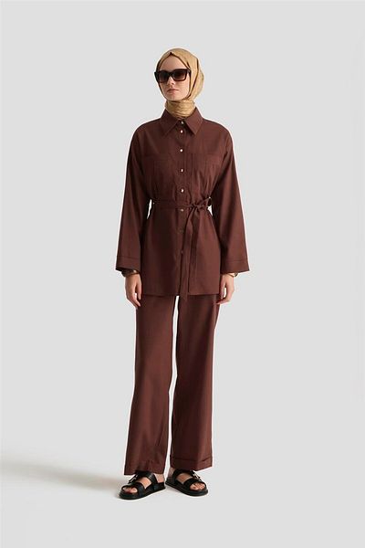 Armine Linen Set 25Yd9157 Claret Red