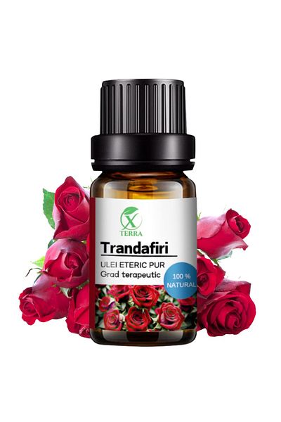 XTERRA | ULEI ESENȚIAL DE TRANDAFIRI | ULEI ETERIC 100% ȘI PUR | 10 ml