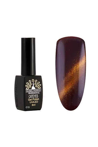 global fashion Oja semipermanenta Cat Eyes 8 ml, 15