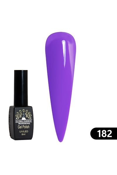 global fashion Oja semipermanenta BLACK ELITE, Global Fashion 8 ml, 182