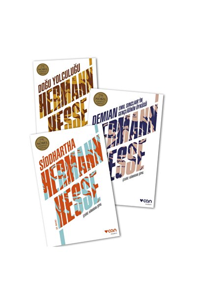 Can Yayınları Doğu Yolculuğu - Demian - Siddhartha Hermann Hesse 3 lü Kitap Seti