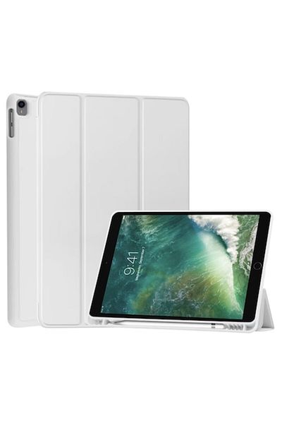 Petite Tuds Husă de protecție pentru iPad Air 10.5 2019/iPad Pro 10.5 2017, Tuds Colors, pliere flexibilă, TPU, albastru deschis
