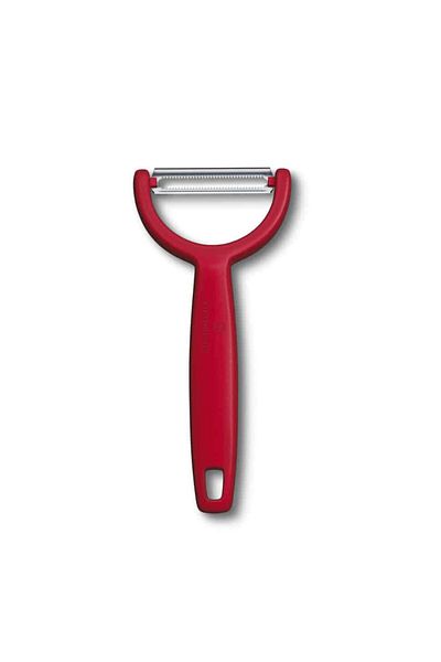 Victorinox Kitchen Tool Ypso Serrated Edge Double Sided Red Peeler
