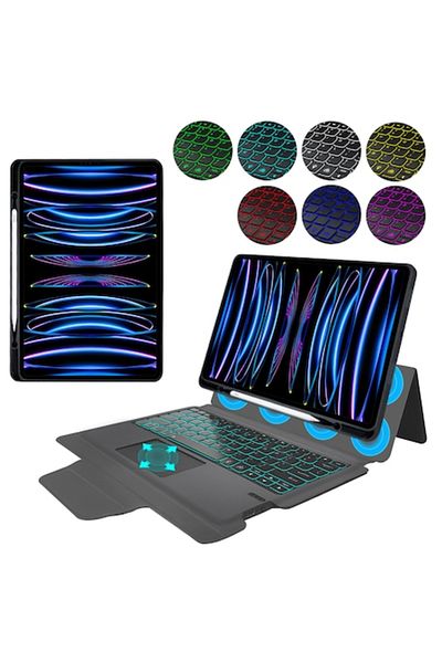 Petite Tuds Protective Case with Keyboard for iPad Pro 12.9 2018/2020/2021/2022/Air 13 2024, Tuds Armor, KeyTab