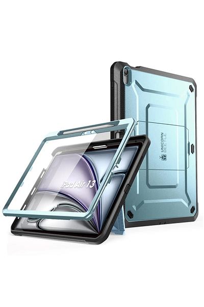 Petite Tuds Husă de protecție pentru iPad Air 13 2024 - Albastru Arctic