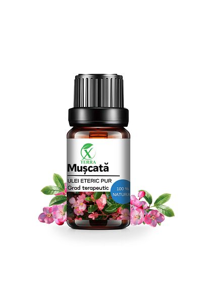 XTERRA | ULEI ESENTIAL DE MUȘCATĂ | ULEI ETERIC 100% ȘI PUR PENTRU AROMATERAPIE HOLISTICĂ