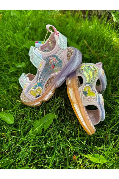 Vicco Size 22-30 Lighted Non-Slip Sole Girls' Sandals