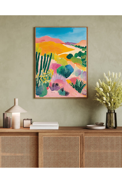 woodhomeworks Tek Parça Salon Ofis Dekor Tablo Ttk