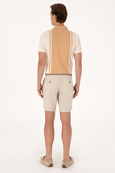 U.S. Polo Assn. Men's Stone Woven Shorts 50300446-Vr049