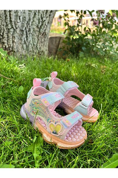 Vicco Size 22-30 Lighted Non-Slip Sole Girls' Sandals