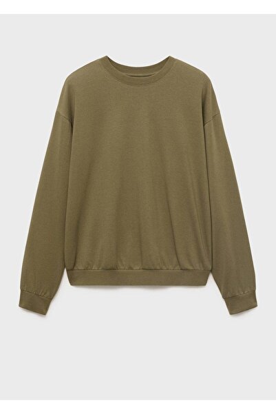 MANGO Man %100 pamuklu relaxed fit sweatshirt