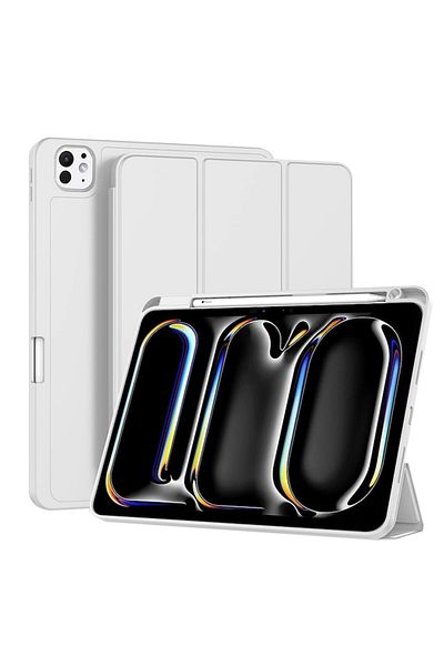 Petite Tuds High-Protection Case for iPad Pro 11 2024, Tuds Colors, Flex Trifold, S18, TPU, Titanium Grey