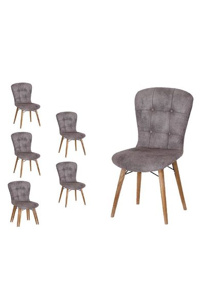 Casafun Set of 6 style chairs Casa-Fone, production for cafe, restaurant, terraces, wooden frame and legs