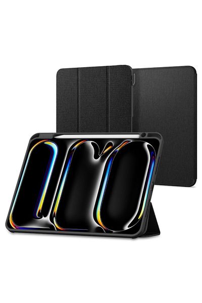Petite Tuds Protective Case for iPad Pro 11 2024, Tuds Protection, Spigen Urban Fit, E35, Nylon, Intense Dark