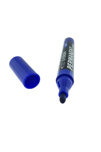 OEM Permanent blue marker with round tip 2.5mm, waterproof, model Everyday U216, 145 mm