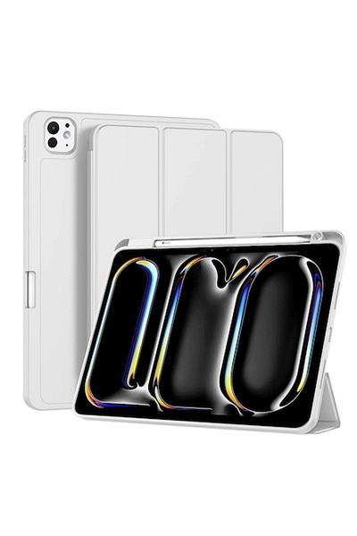 Petite Tuds High-Protection Case for iPad Pro 11 2024, Tuds Colors, Flex Trifold, S18, TPU, Titanium Grey