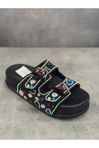 Zeyn Slippers Hand Made Genuine Leather Natural Stone Look