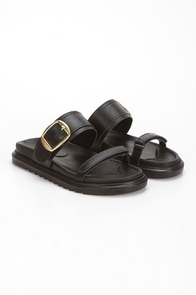 FRZZ Women's Velcro Orthopedic Comfortable Buckle Slippers