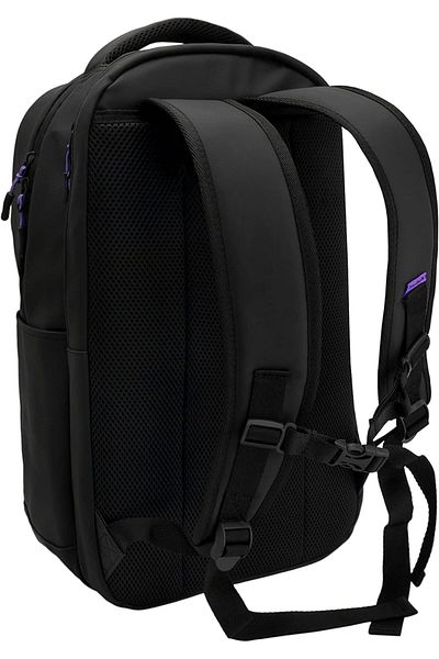 DELPI Laptop Backpack 15.5", Waterproof, Multiple Compartments, Colorful Black Design