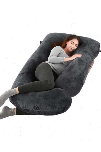 molody G-Shaped Pregnancy Pillow for Full Body Support, Back, Hips, Legs and Belly Suitable for Pregnant Women