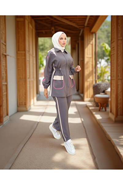 Wovi Women's Tracksuit Set - Hijab Bottom - Top Set