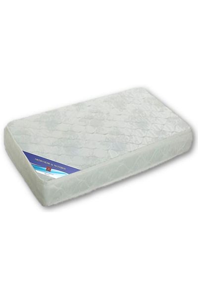 AWF AL WADI FURNITURE Sleep EZ Crib, Toddler, Baby Ortho Medical Medicated Mattress - 60 x 100 x 12 cm - WHITE