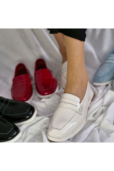 aayak&kabımofficial Modern Design Genuine Leather Ballerinas – the Perfect Companion to Your Casual Style