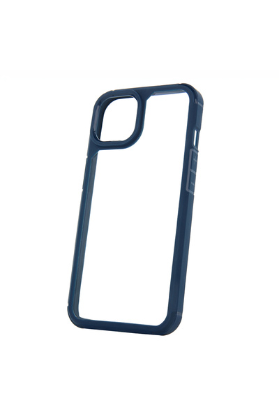 OEM Husă spate Color Shock pentru Samsung Galaxy S24 Ultra, cu ramă albastră