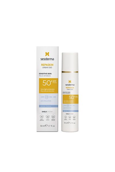 Sesderma Cream for sensitive skin with SPF50 sun protection Urban 365 Repaskin Sesderma, 50 ml