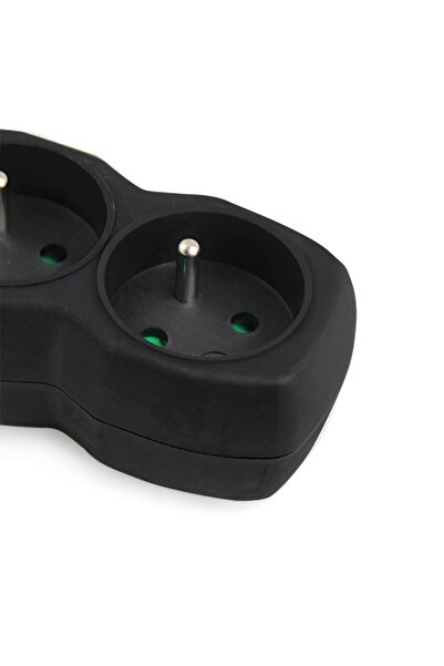 ESPERANZA Extension cord with 4 sockets and 1.5m cable, 250V, 16A, maximum load 3680W, ES-96159, black