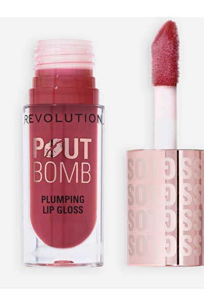 Revolution Pout Bomb Plumping Gloss Wild Mauve Pink