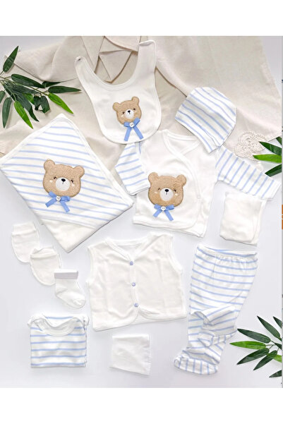 BabyWings مجموعة من 10 قطع مطرزة على شكل دمية دب لطيفة من المستشفى
