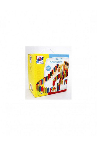MULTI Colorful Multi Domino wooden board game with 50 pieces