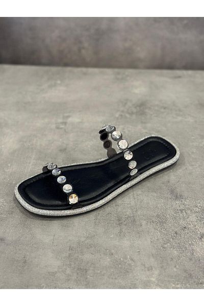 Zeyn Slippers Hand Made Genuine Leather Natural Stone Look