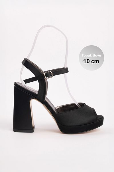 E&L Company 10cm Black Satin, Single Face. This Product Is Guaranteed to Run. Six Are Non-Slip.