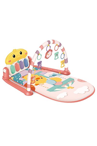 scntoys Oyuncak Ördek Figürlü Bebek Oyun Halısı Sesli Müzikli Işıklı Piyanolu Yıkanabilir Matlı Ses Tanıma