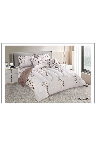 XI DUO Soft summer patterned two-person rug, 6 pieces