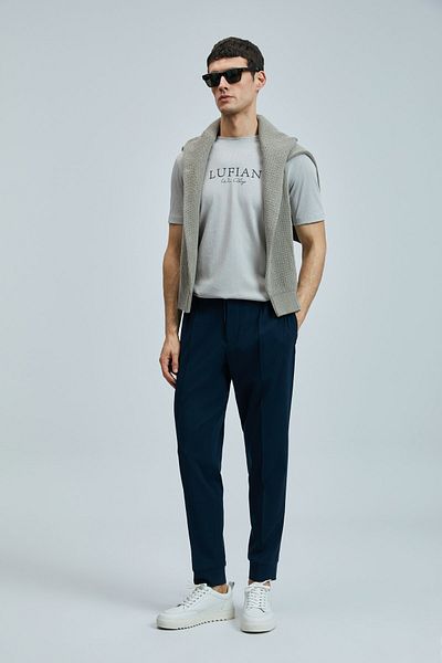 Lufian Lufi̇an Pıto Smart Men's Chino Trousers Slim Fit 90346