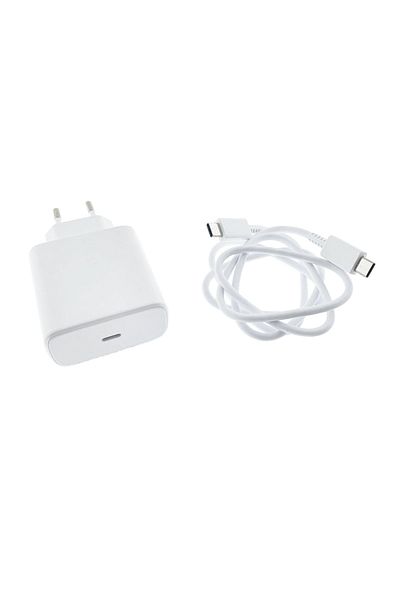 OEM Set Incarcator Retea 45w, Pd, Cu Port Usb-c Si Cablu Cu Conectori Usb-c, 10451, Alb