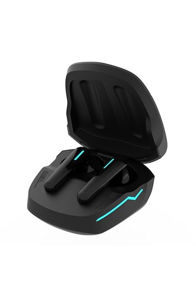 zyteq Casti wireless ZYTEQ earbuds, TWS, ANC, BT 5.0, Hi-Fi, 40ms, control vocal, ergonomice, negre