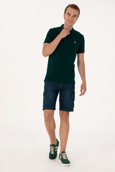 U.S. Polo Assn. شورت جينز أخضر للرجال 50304364-DN0030