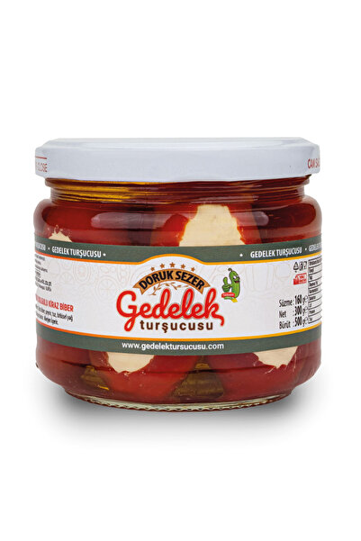 MEHMET SEZER TURŞULARI Peynir Dolgulu Kiraz Biber 300 gram