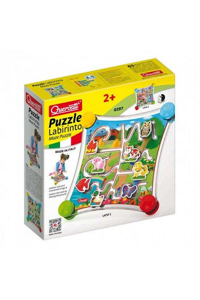 quercetti Labyrinth game with 2 girls Quercetti Labirinto Puzzle Labirinto