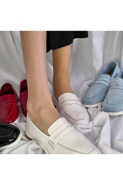 aayak&kabımofficial Modern Design Genuine Leather Ballerinas – the Perfect Companion to Your Casual Style