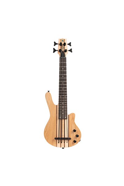 Mahalo MEB1PRO Elektro Bas Ukulele (Natural)