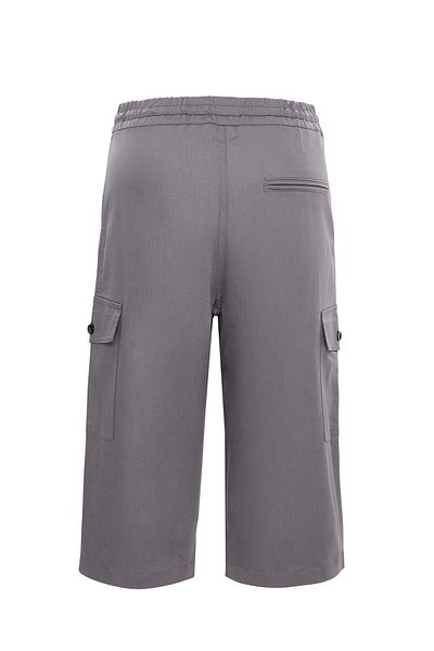 Haşema Gray Men's Capri with Cargo Pocket 5073
