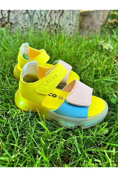 Vicco Size 22-30 Ultra Light Light Non-Slip Air Sole Girls' Sandals