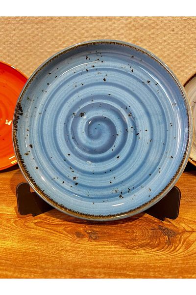 ColorCraft 2-Piece Cake Plate Porcelain Tulu Porcelain Gray 17 cm