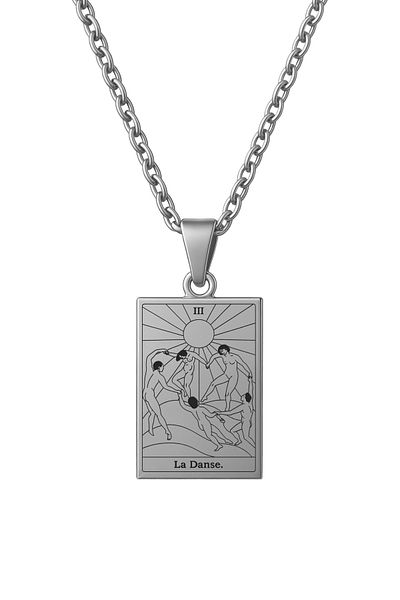 ArtinArt La Danse (Dance) - Henri Matisse Tarot Card |   316L Steel Necklace