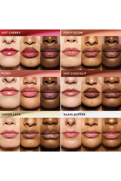 FENTY BEAUTY Gloss Bomb Heat - ملمع شفاه ناعم ومحشو بزبدة الشيا وفيتامين E (9 مل) BEAUTY